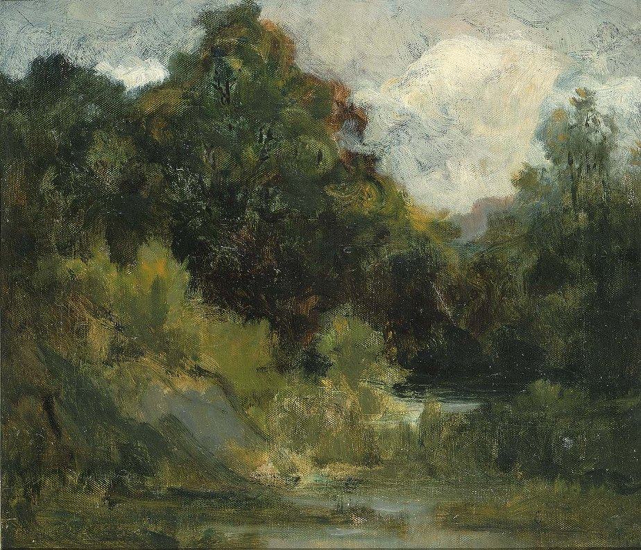 Edward Mitchell Bannister Landscape (trees)